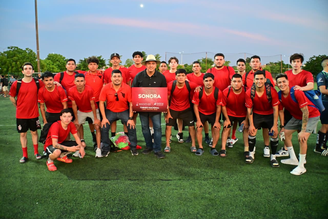 Selección en el Nacional de Futbol Libre Varonil en Mazatlán