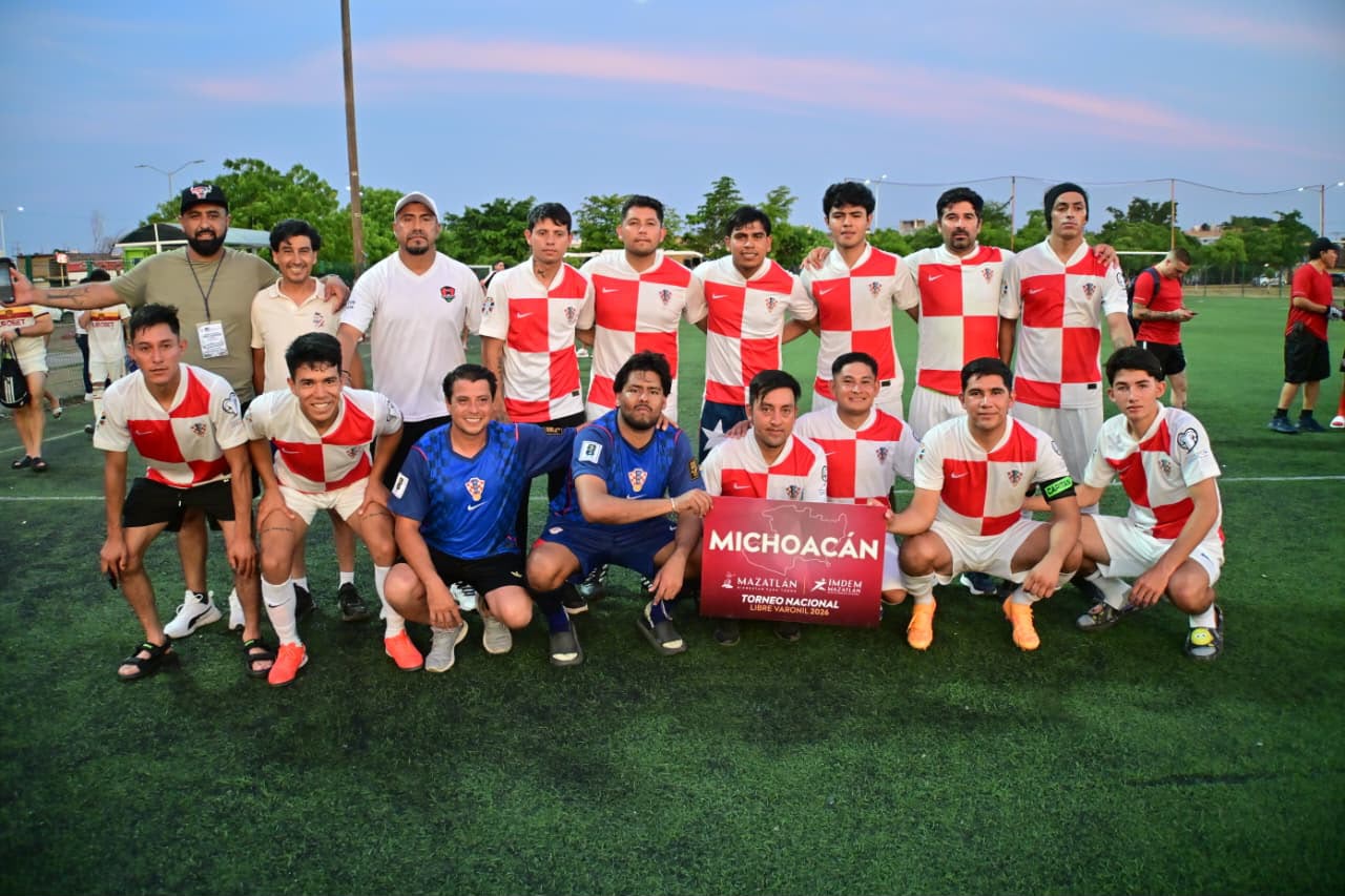 Selección en el Nacional de Futbol Libre Varonil en Mazatlán