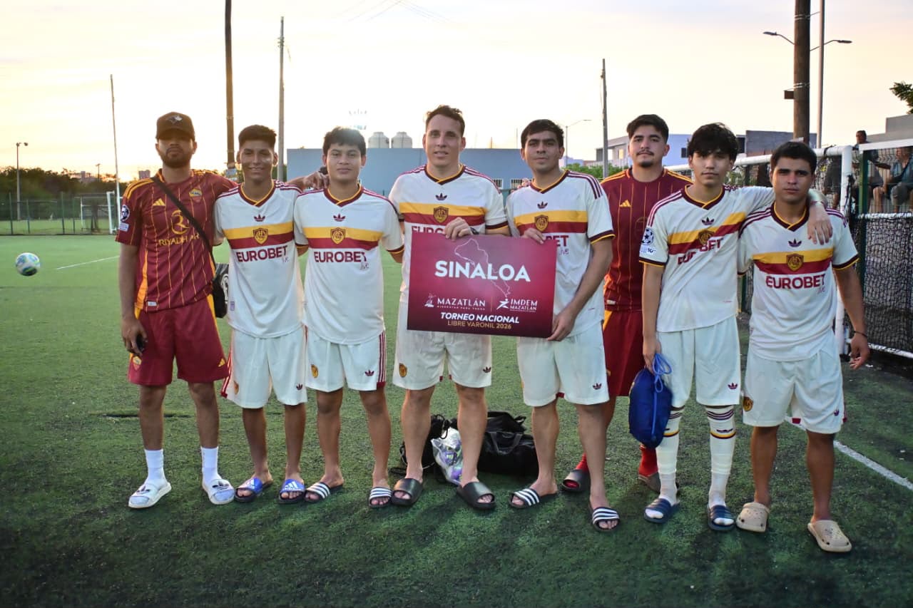 Selección en el Nacional de Futbol Libre Varonil en Mazatlán