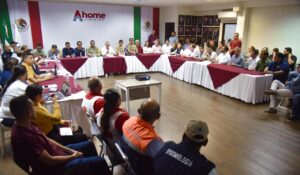 Consejo Municipal de Protección Civil en Ahome se declara en sesión permanente ante huracán Polo