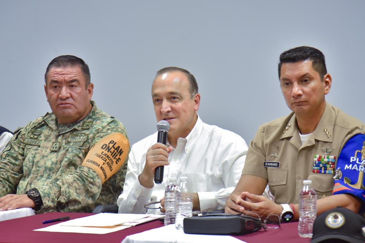 Sesión del Consejo Municipal de Protección Civil en Ahome