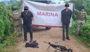 Capturan a cinco hombres en San Ignacio, Sinaloa; traían armas ¡y 60 explosivos!