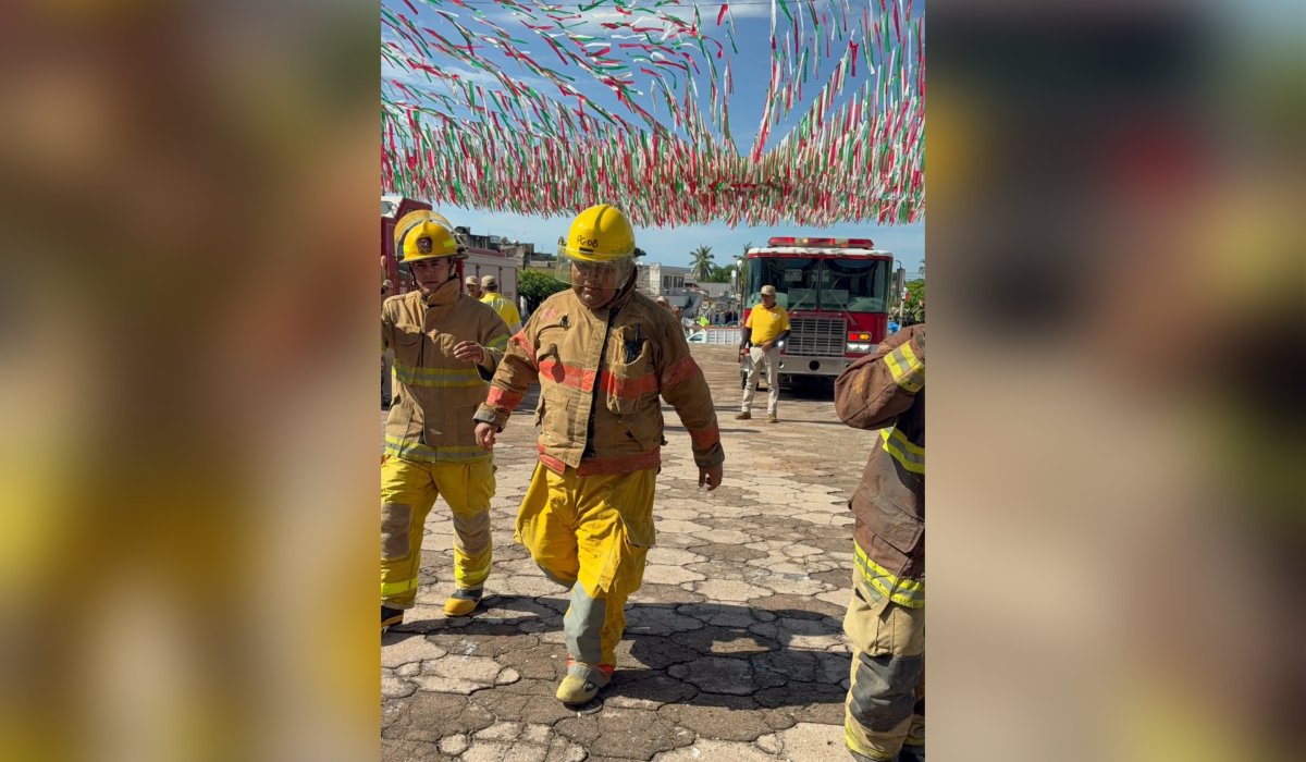 Simulacro de sismo en El Rosario