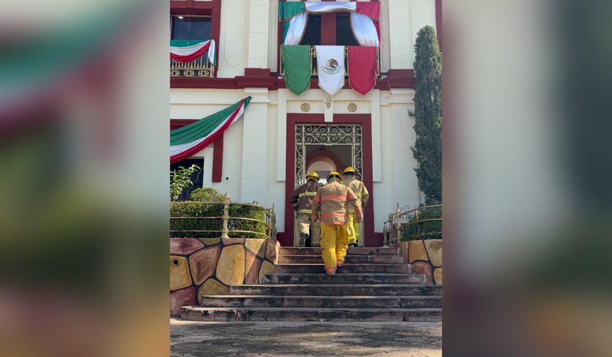 Simulacro de sismo en El Rosario