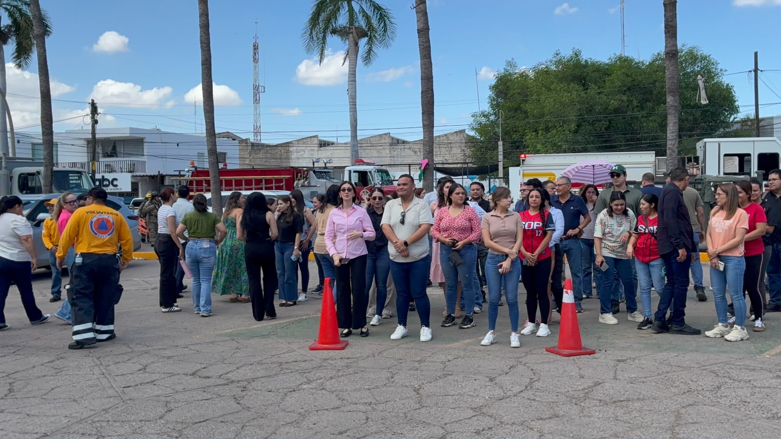 Evacuan a 300 personas durante segundo Simulacro Nacional de Protección Civil en Ahome