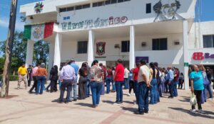 En tres minutos evacuan el Ayuntamiento de Salvador Alvarado durante simulacro por sismo