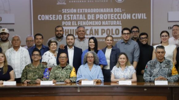 Por ‘Polo’, Sinaloa instala el Consejo Estatal de Protección Civil con 136 refugios y 17 mil elementos de seguridad