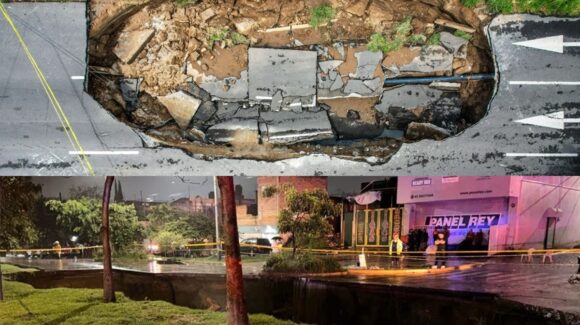 ¡Se rompe el suelo en Jalisco! Impactantes socavones se abren en Tonalá y Guadalajara (imágenes)