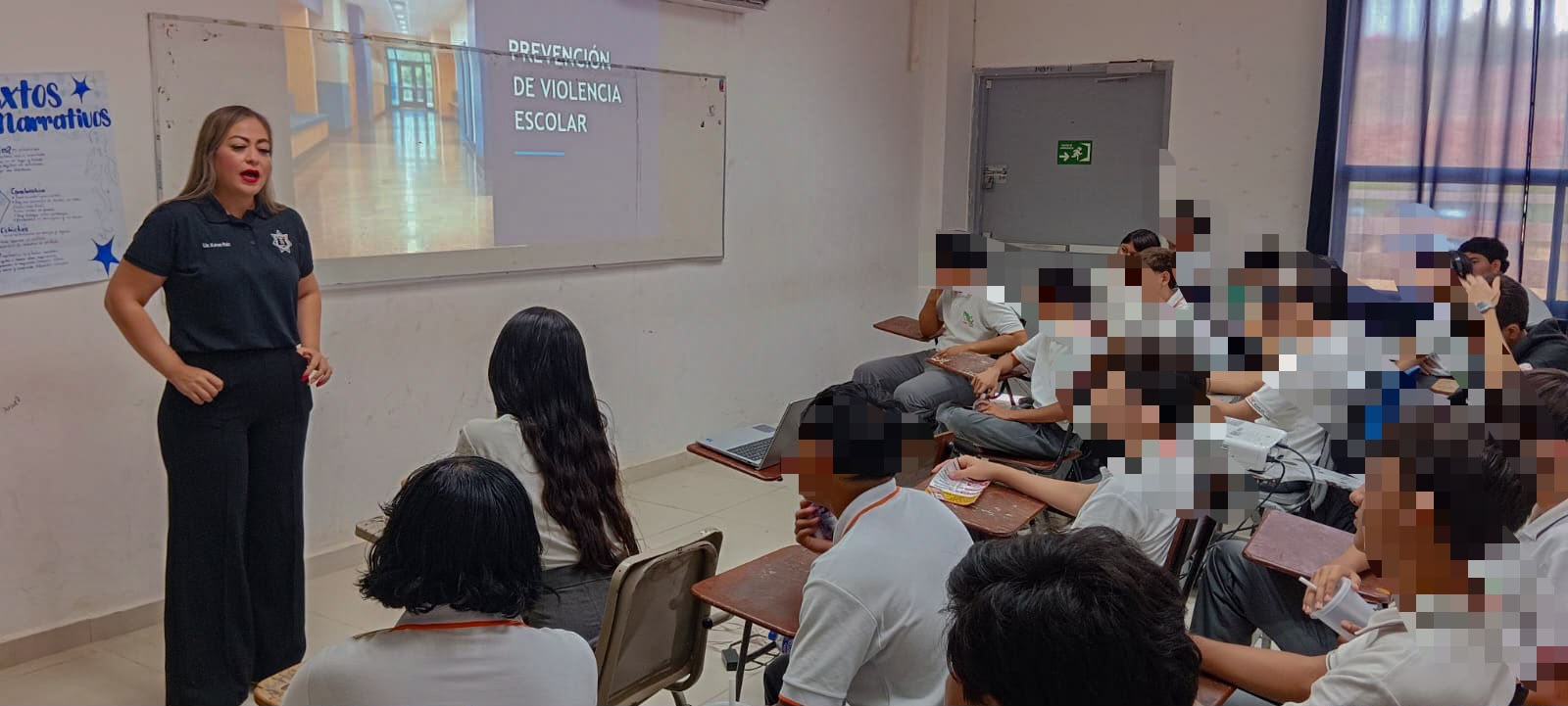 SSPM lleva charla sobre la cultura de la paz a estudiantes de Mazatlán