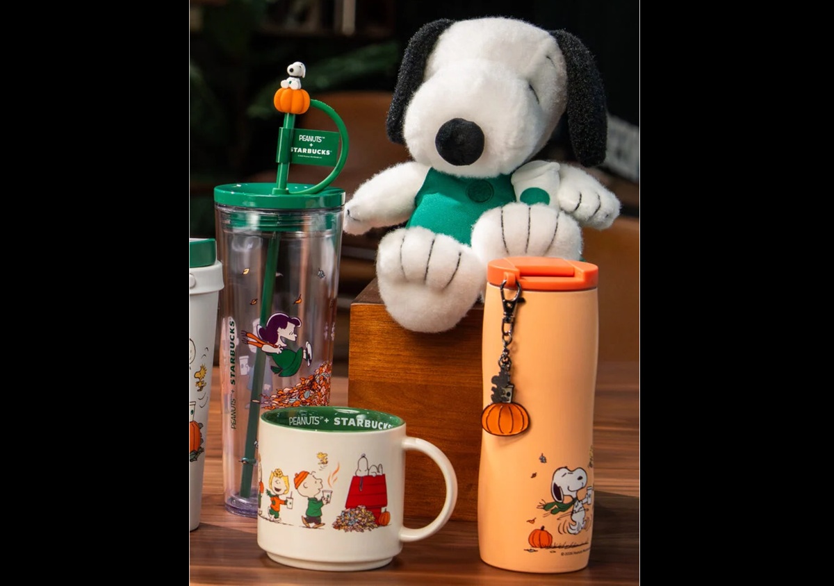 Mercancia de Snoopy de Starbucks