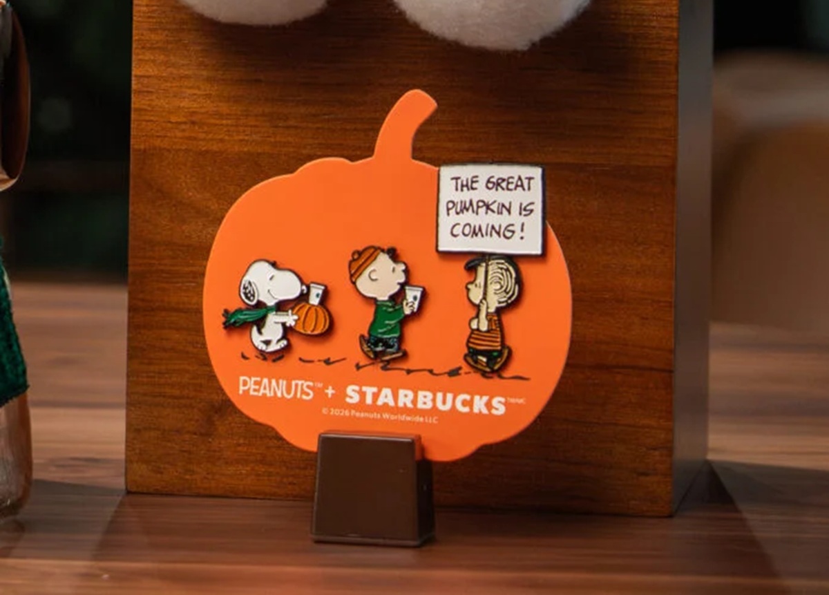 Set de pines de la colección de Snoopy de Starbucks