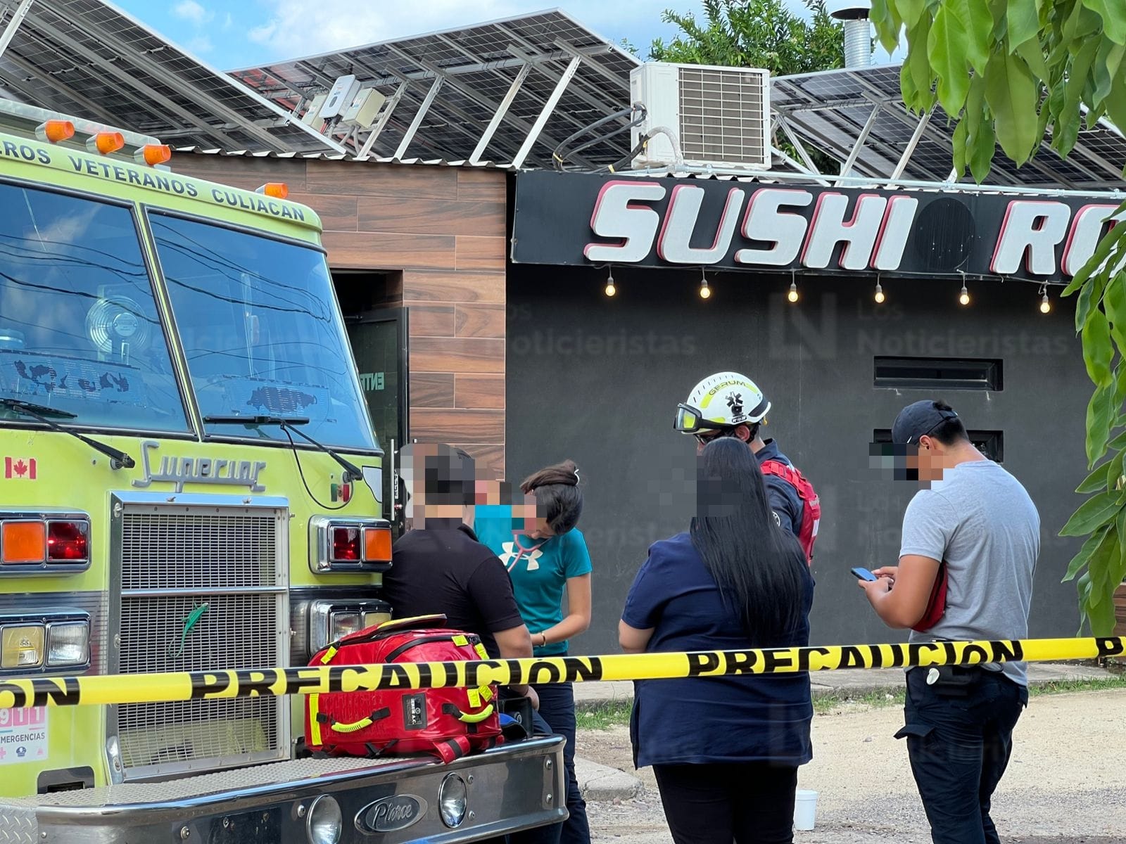 Vandalizan comercio de sushi en la Lázaro Cárdenas de Culiacán
