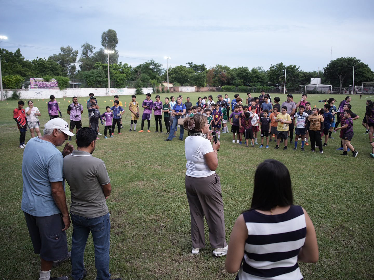 Tere Guerra en la colonia Pemex, Culiacán