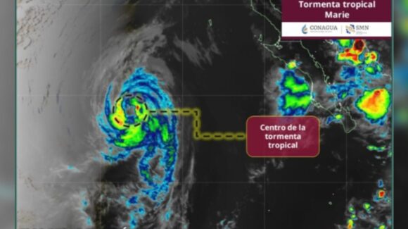 Huracanes 2026: “Marie”se debilita a tormenta tropical; las lluvias en Sinaloa continuarán