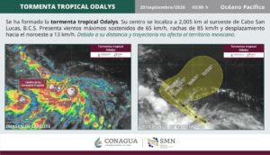 Tormenta tropical Odalys