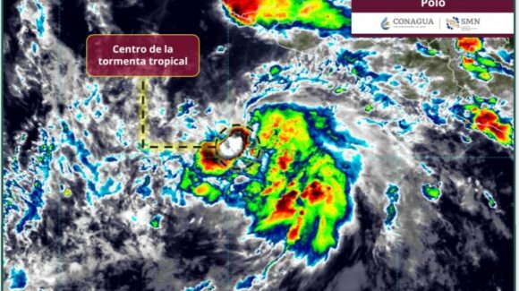 ¡Antes de lo previsto! Diecisiete-E evoluciona a tormenta tropical Polo