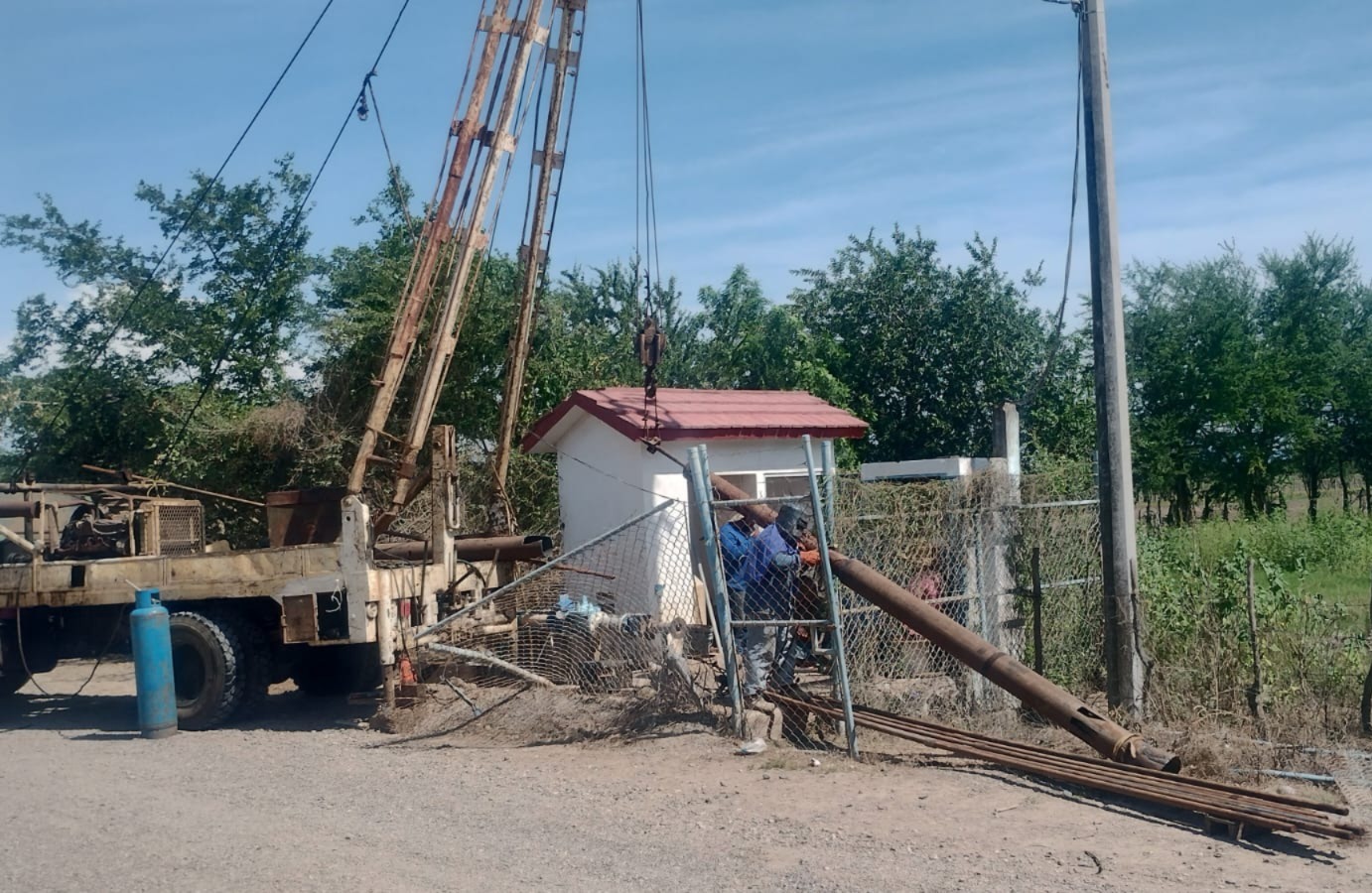 Trabajos de Jumapam en El Roble, Mazatlán