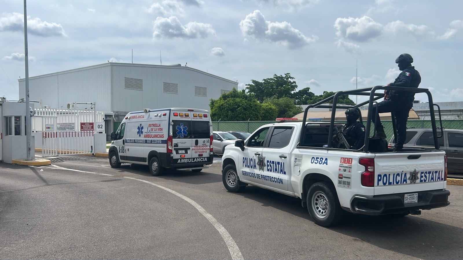 Traslado de órganos al aeropuerto de Culiacán