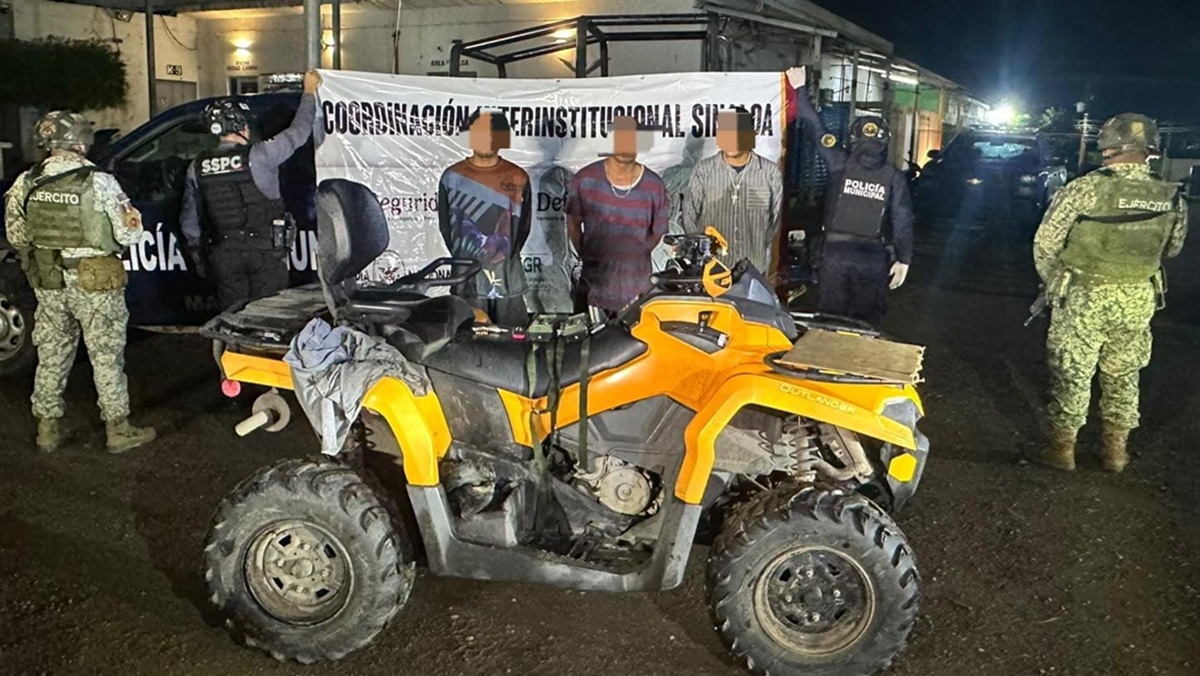 Tres detenidos en El Venadillo con arma de fuego