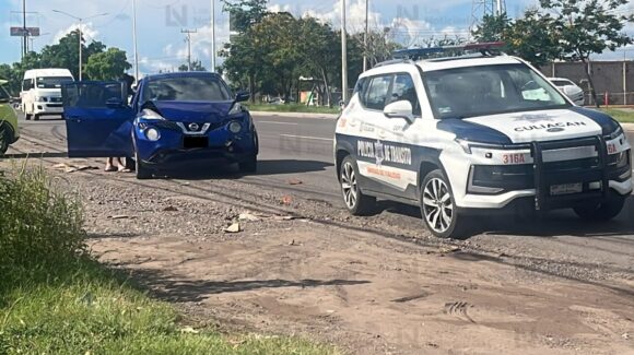 Persecución y balacera al sur de Culiacán, Sinaloa, deja al menos tres detenidos y un vehículo asegurado