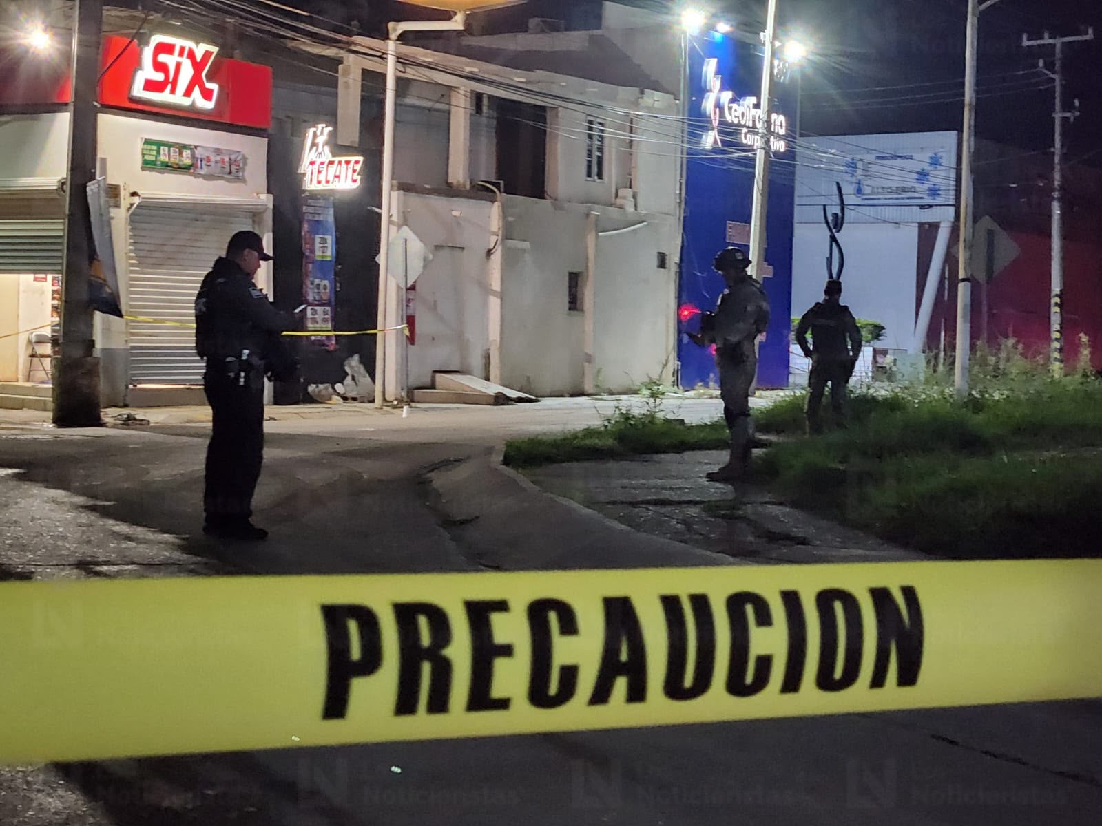 Un muerto y un herido deja ataque armado en expendio de Las Estancias, en Culiacán