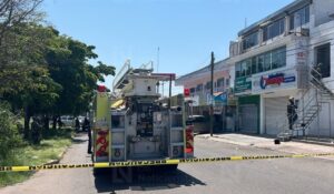 Vandalizan, intentan quemar y tirotean inmueble en el sector Humaya de Culiacán, Sinaloa