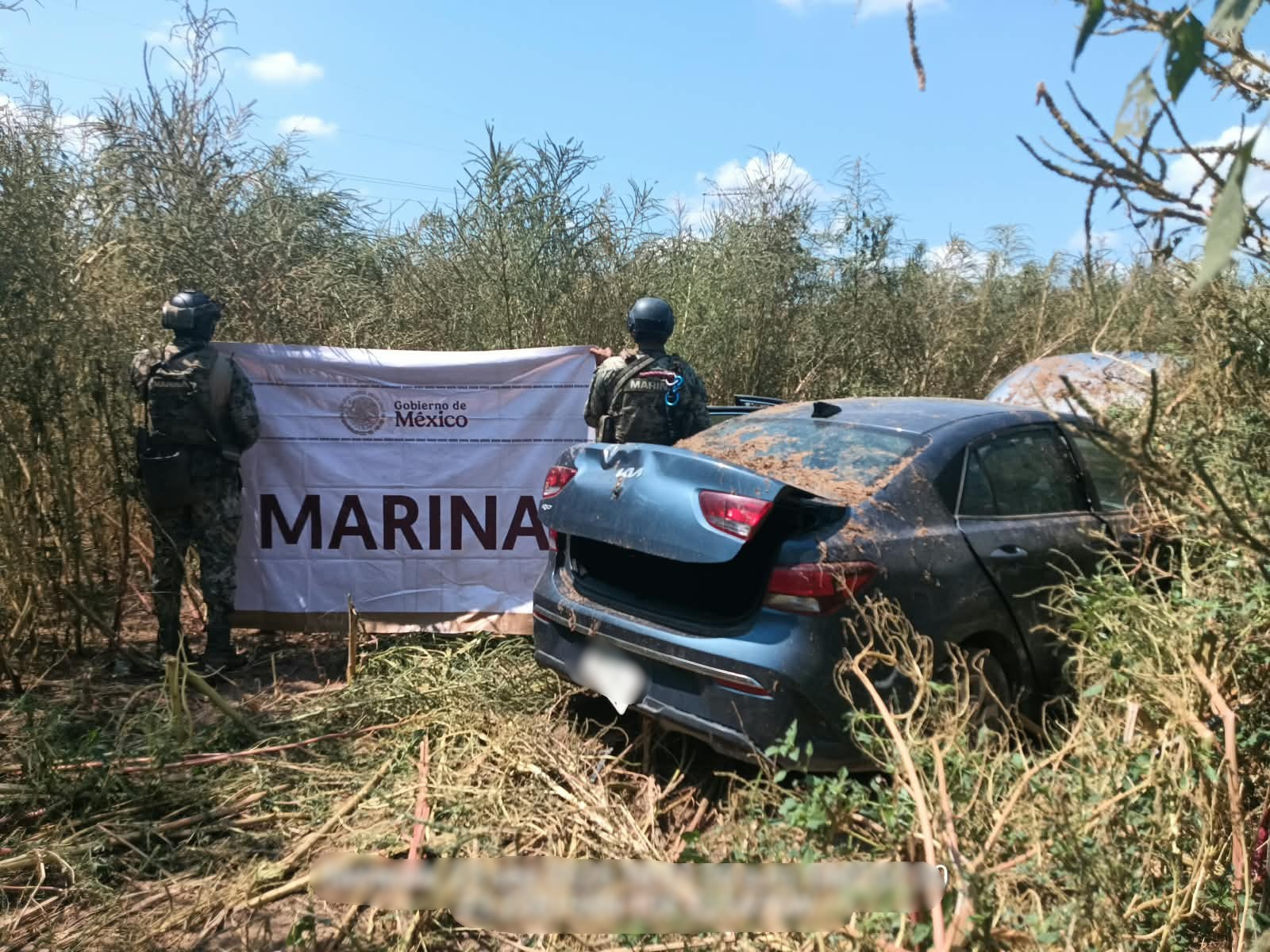 Vehículo asegurado en Mazatlán