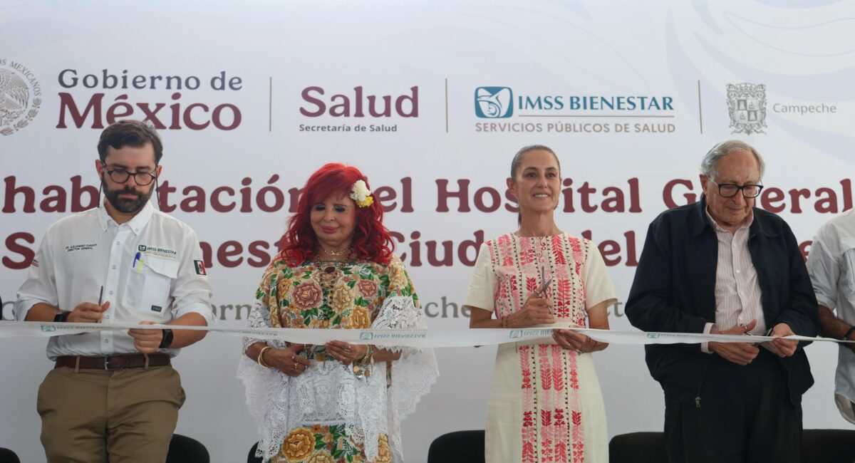 Vamos por el camino correcto: presidenta Claudia Sheinbaum entrega rehabilitación del Hospital General del IMSS-Bienestar en Ciudad del Carmen, Campeche