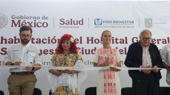 Vamos por el camino correcto: presidenta Claudia Sheinbaum entrega rehabilitación del Hospital General del IMSS-Bienestar en Ciudad del Carmen, Campeche