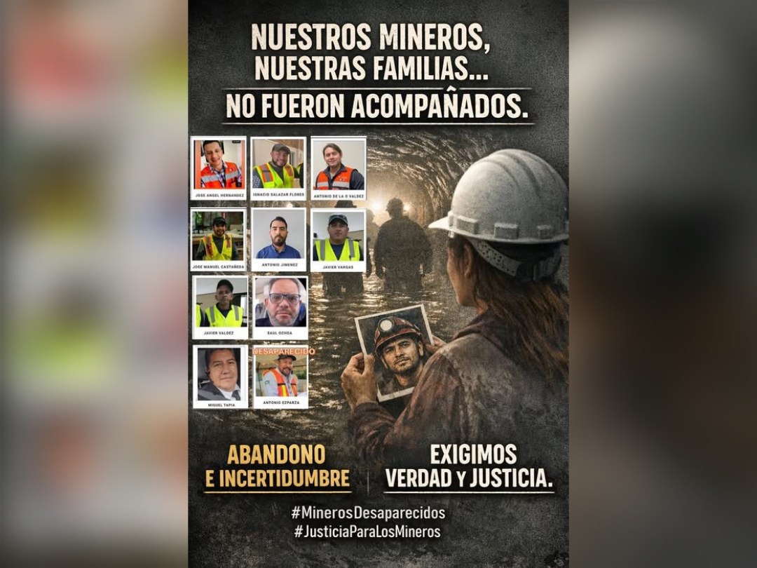 A ocho meses del secuestro en Concordia, Sinaloa, familias de mineros exigen respuestas a Vizsla Silver