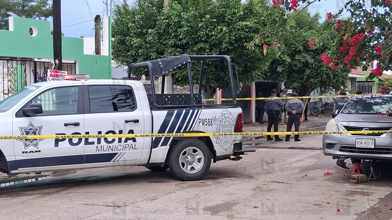 Balean domicilio en la colonia Francisco Villa en Mazatlán; no reportan lesionados