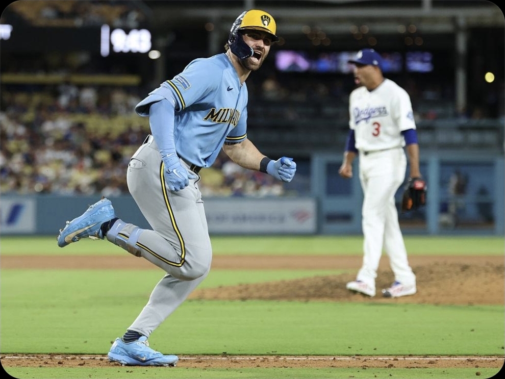 Brewers barren a Dodgers y terminan con el reinado de los bicampeones en Grandes Ligas