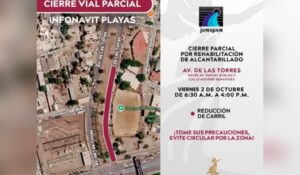¡Atención, conductores! Cerrarán parcialmente avenida de Las Torres por obras en Mazatlán, Sinaloa