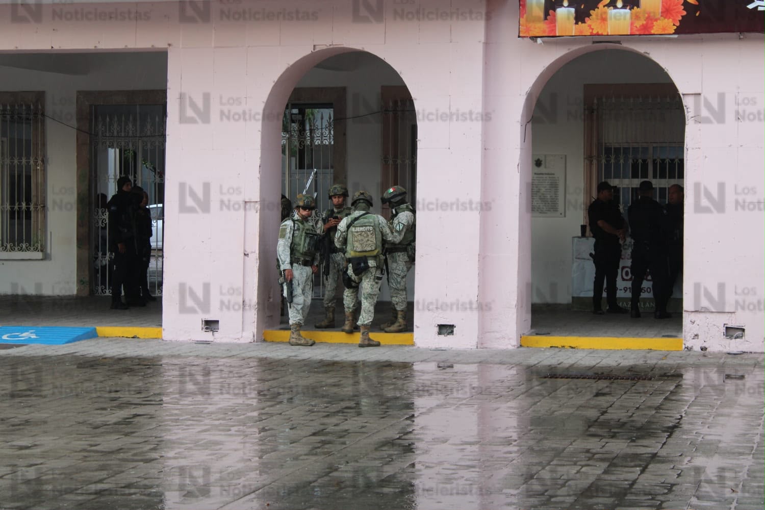 Dejan cabeza human en el Ayuntamiento de Mazatlán