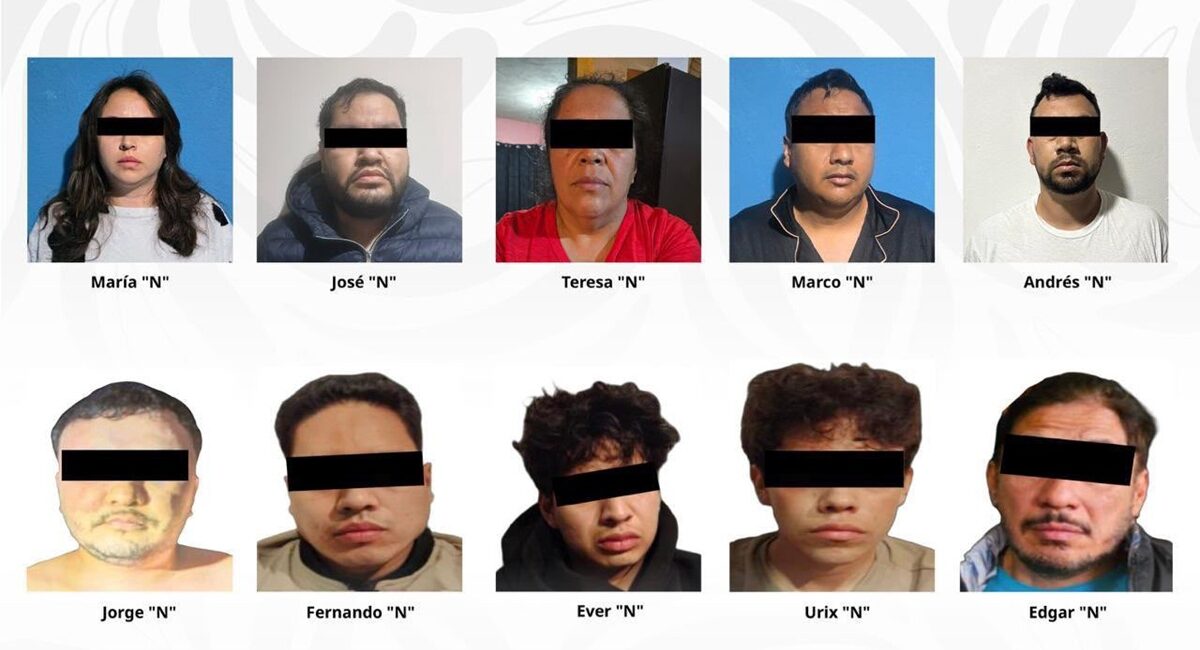 Detienen a 10 presuntos integrantes de una célula delictiva en Michoacán, los acusan de robo de carga y secuestro