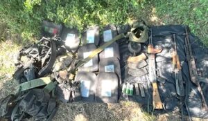 Ejército asegura armas y tres granadas durante patrullajes en El Verde, Concordia, Sinaloa