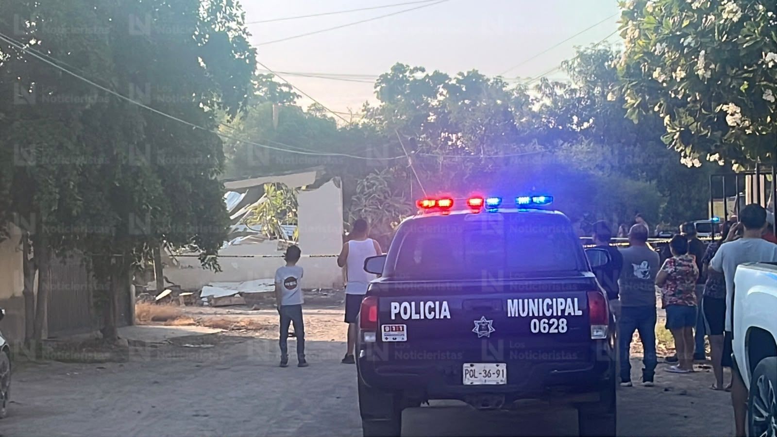 Explosión de vivienda en Guasave