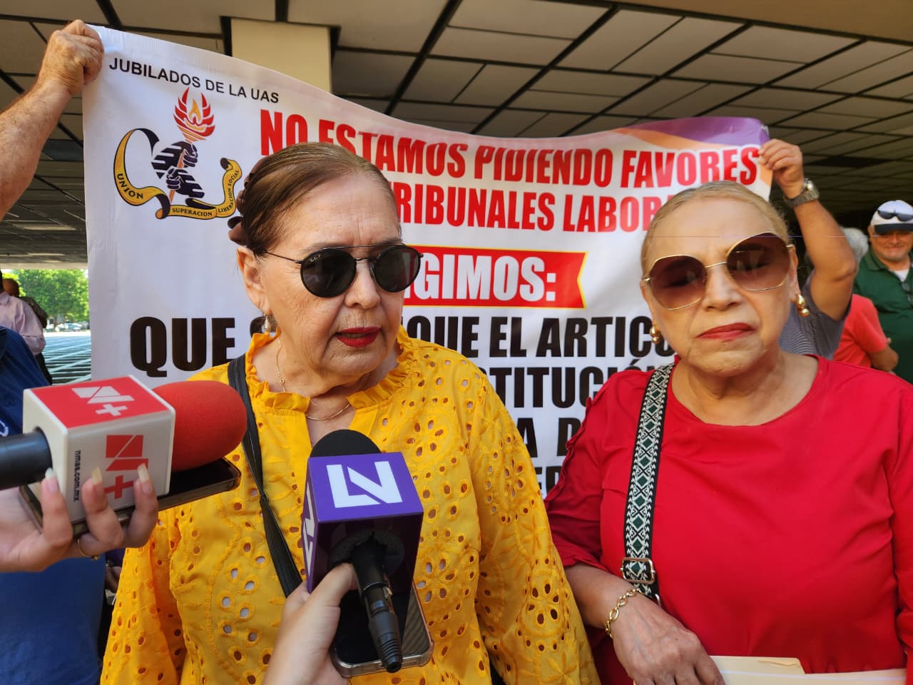 Florina García Bojórquez, presidenta de la asociación civil de jubilados de la UAS