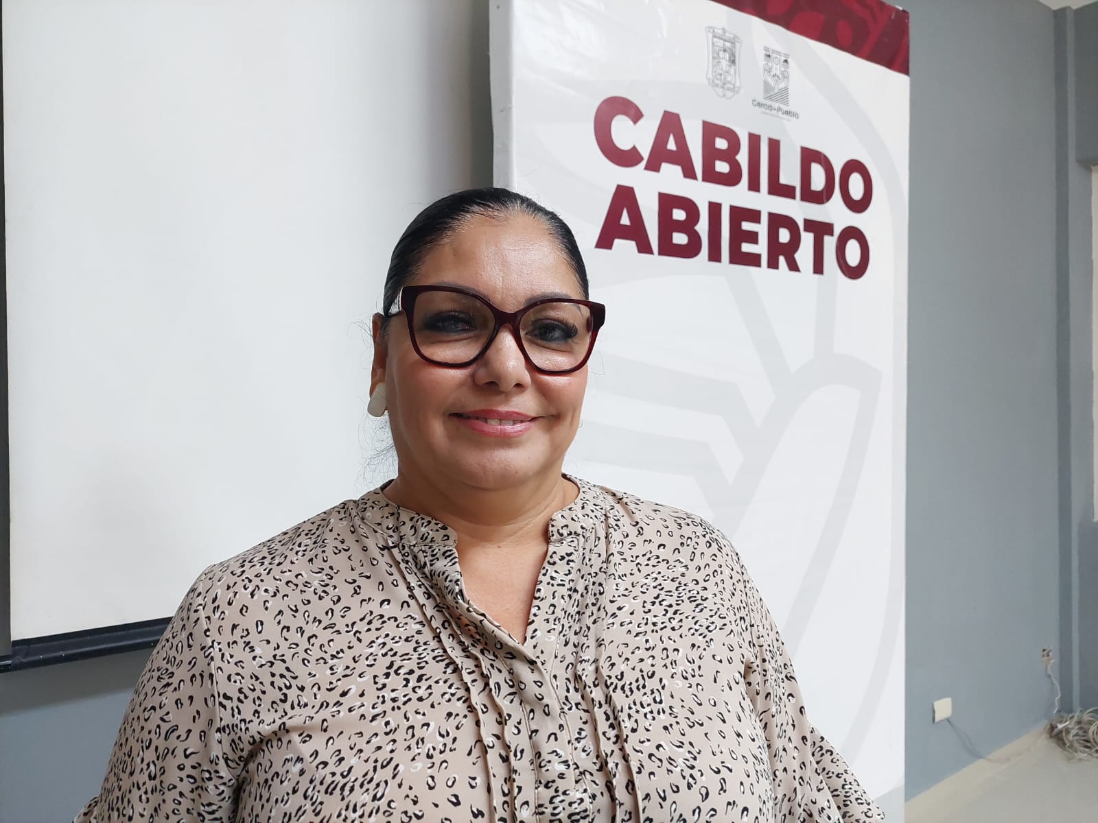 La síndica procuradora en Guamuchil, Paulina Sainz Aguilar
