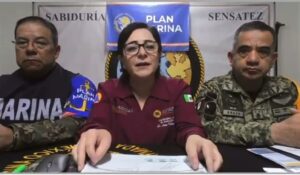 Protección Civil Nacional llega a Mazatlán ante impacto de Simón; prepara operativo especial para coordinar prevención y auxilio