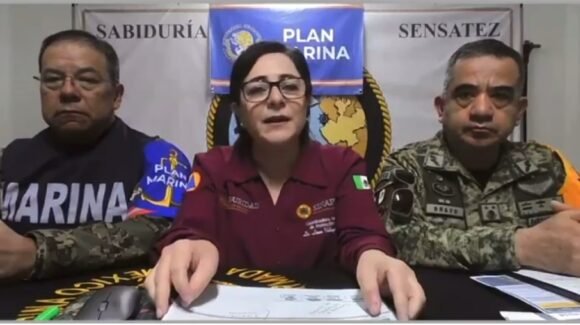 Protección Civil Nacional llega a Mazatlán ante impacto de Simón; prepara operativo especial para coordinar prevención y auxilio