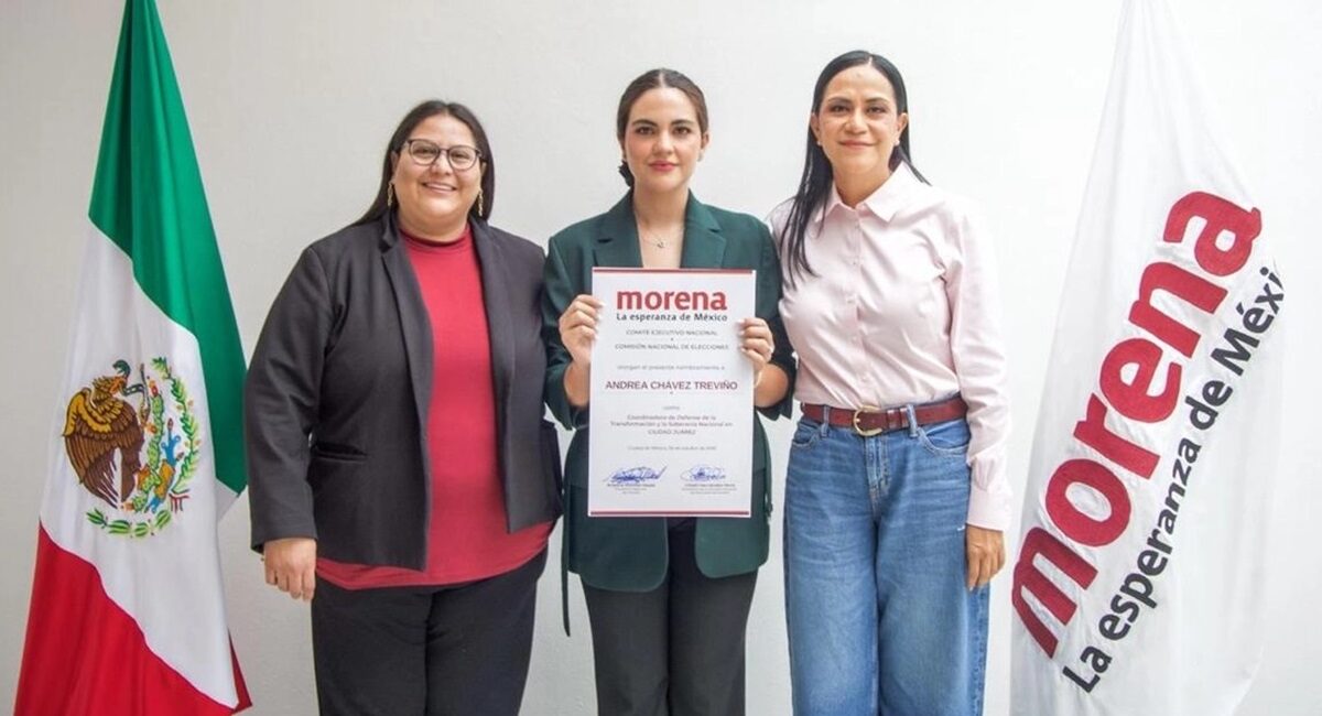 Morena designa a Andrea Chávez como coordinadora en Ciudad Juárez rumbo a 2027