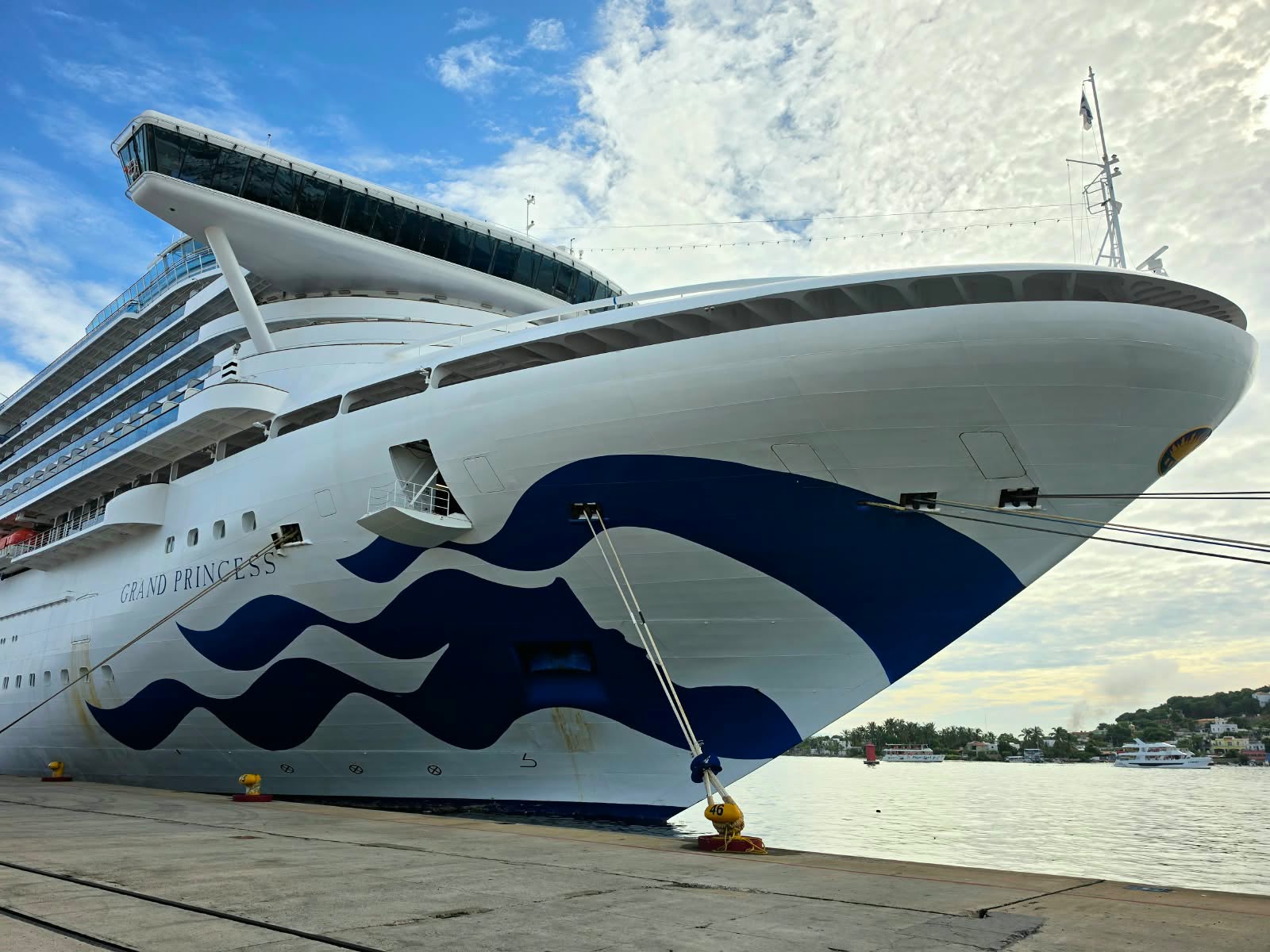 Nuevo crucero abre octubre en Mazatlán, Sinaloa; el Grand Princess pernoctará en el puerto