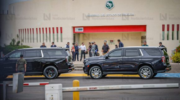 Llega Harfuch a Sinaloa y encabeza mesa de Seguridad en Culiacán, tras instrucción de Shienbaum