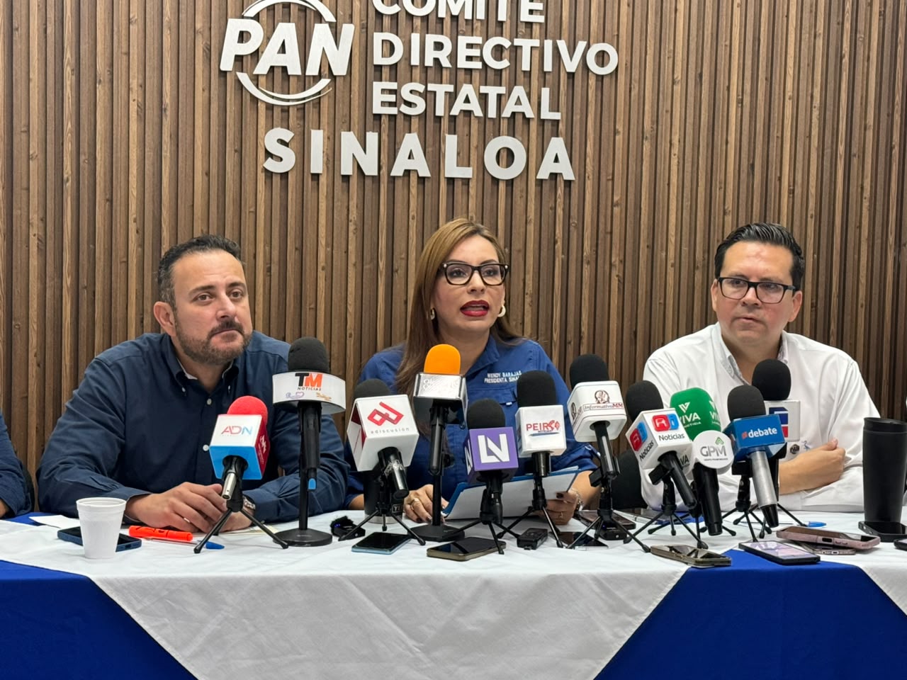 PAN Sinaloa en conferencia de prensa