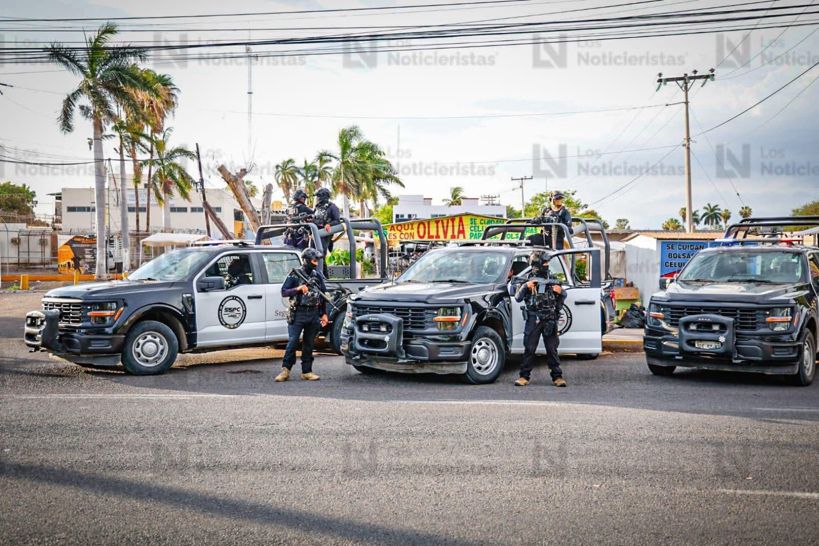 Patrullas de la SSPC en Culiacán