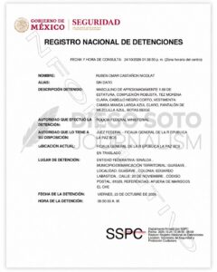 Registro nacional de detenciones