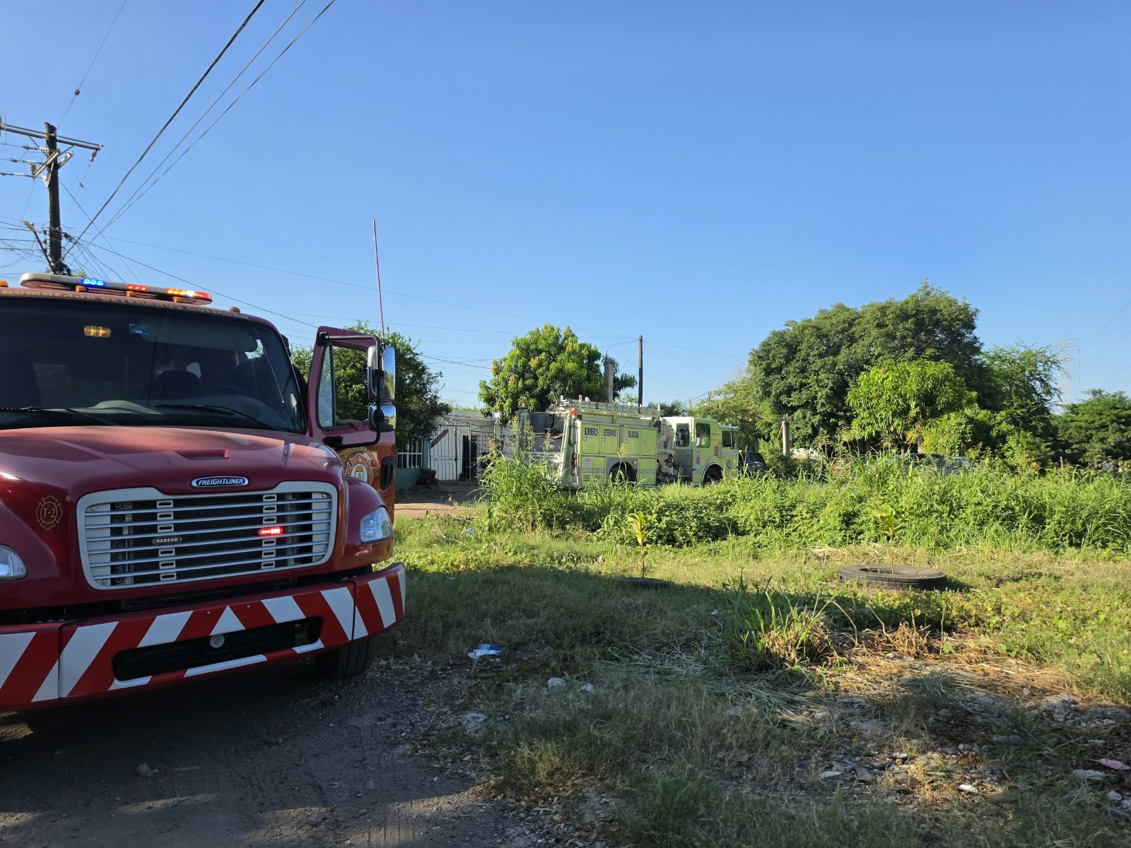 Se incendia vivienda en la Toledo de Culiacán