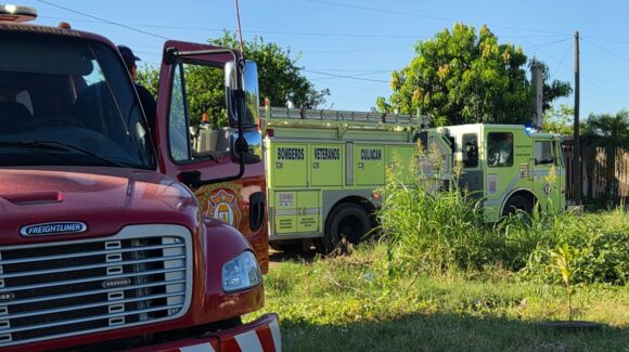 Se incendia vivienda en la Toledo de Culiacán