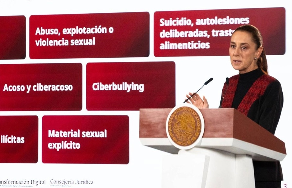 Sheinbaum presenta decreto para prohibir contenido violento en redes sociales
